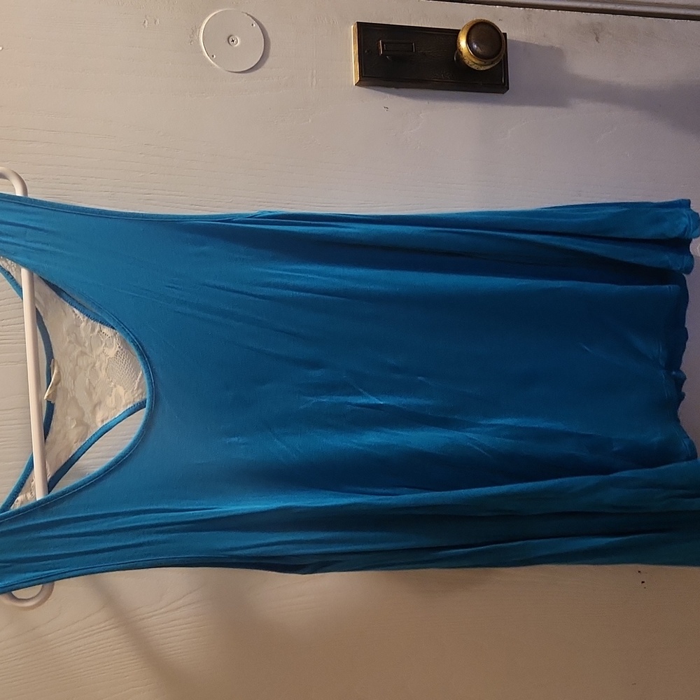 Be Stage - Tank with Lace Racer Back - 1XL